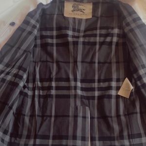 Burberry white trench-coat